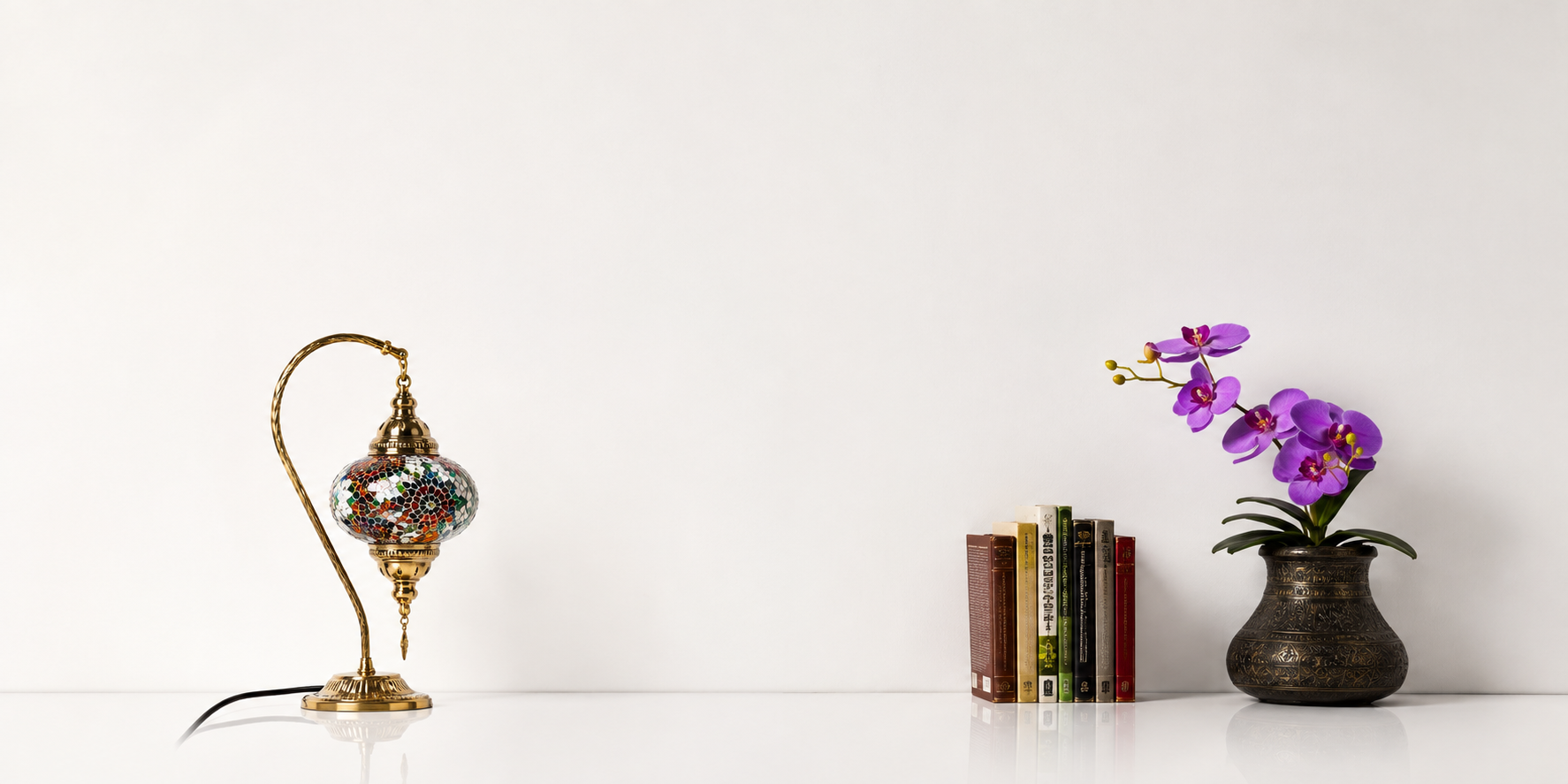 Turkish mosaic table lamp